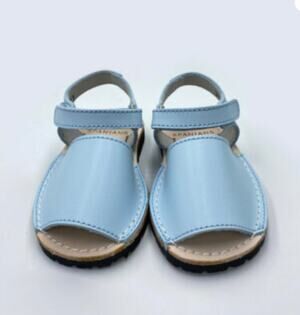 Kids Leather Sandals Blue | Handmade in Spain | Babies & Toddlers